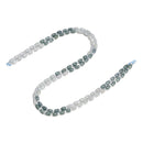Gradient Natural Jadeite Jade Smooth Rice Shape Beads Size 4x6mm 15.5" Strand