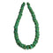Dark Green Magnesite Turquoise Graduated Slice Discs Beads 10-16mm 15.5'' Strand