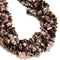 Natural Multi Color Tourmaline Irregular Nugget Chips Beads 5-7mm 34" Strand