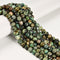 Natural African Turquoise Faceted Round Beads 6mm 8mm 10mm 12mm 15.5" Strand