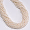 Fresh water Pearl White Ringed Rice Shape Beads Size 2-2.5x3-4.5mm 14" Strand