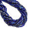 Natural Lapis Smooth Cylinder Tube Beads Size 4x13mm 15.5'' Strand