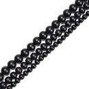 2.0mm Hole Black Onyx Matte Round Beads 6mm 8mm 10mm 12mm 15.5" Strand