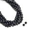 2.0mm Hole Black Onyx Matte Round Beads 6mm 8mm 10mm 12mm 15.5" Strand