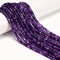 Amethyst Faceted Square Dice Cube Beads Size 4mm 15.5'' Strand