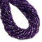 Amethyst Faceted Square Dice Cube Beads Size 4mm 15.5'' Strand