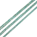 Natural Blue Green Amazonite Faceted Round Beads 2mm 3mm 4mm 15.5" Strand