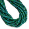 Azurite Smooth Rondelle Beads Size 2x6mm 3x8mm 15.5'' Strand