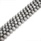 Silver Druzy Agate Matte Round Beads Size 6mm 8mm 10mm 15.5" Strand