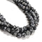 Snowflake Obsidian Matte Round Beads Size 6mm 8mm 10mm 12mm 15.5" Strand