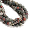 African Bloodstone Matte Round Beads 4mm 6mm 8mm 10mm 12mm 15.5" Strand