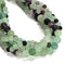 Natural Fluorite Matte Round Beads 4mm 6mm 8mm 10mm 12mm 15.5" Strand