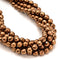Copper Hematite Faceted Round Beads 2mm 3mm 4mm 6mm 8mm 10mm 12mm 15.5" Strand