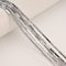 Gray/Gold/Silver/Copper Hematite Rectangle Tube Beads 2x8mm 15.5" Strand
