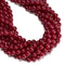 Ruby Smooth Round Beads Size 4mm 5mm 6mm 15.5'' Strand