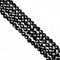 Black Onyx Faceted Coin Discs Beads 8mm 10mm 12mm 15.5" Strand