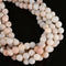 White Druzy Agate Matte Round Beads 6mm 8mm 10mm 12mm 15.5" Strand