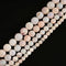 White Druzy Agate Matte Round Beads 6mm 8mm 10mm 12mm 15.5" Strand