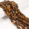 Natural Yellow Tiger Eye Irregular Nugget Chips Beads Size 7-8mm 34" Strand