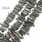 Electroplated Quartz Center Drilled Rough Points Beads 16-30mm 15.5'' Strand