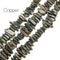 Electroplated Quartz Center Drilled Rough Points Beads 16-30mm 15.5'' Strand
