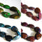 Green/Purple/Pink/Blue Jasper Faceted Teardrop Beads Approx 30x40mm 15.5" Strand