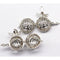 Silver Metal Oil Diffuser Pendant Round Size 21mm Sold Per Piece