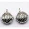 Silver Metal Oil Diffuser Pendant Flat Round Size 16x30mm Sold Per Piece