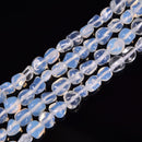 03 Multi Crystal Gemstone Pebble Nugget Beads 6x8mm 15.5'' Strand