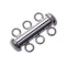 925 Sterling Silver 3 Hooks Clasp Size 6x20mm Sold Per Piece