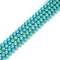 2.0mm Large Hole Blue Turquoise Smooth Round Beads 6mm 8mm 10mm 15.5" Strand