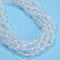 2.0mm Large Hole Clear Quartz Smooth Round Beads Size 8mm 10mm 15.5'' Strand