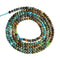 Gradient Natural Genuine Turquoise Smooth Round Beads Size 2mm 15.5'' Strand