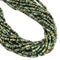 Natural African Turquoise Smooth Rondelle Beads Size 2x4mm 15.5'' Strand