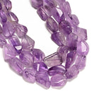 Natural Amethyst Nugget Chunk Beads Size 20x30mm 25x35mm 15.5" Strand