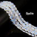 02 Mixed Gemstone Faceted Five-Pointed Star Shape Beads Size 8mm 15.5'' Strand