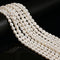 Natural White Fresh Water Pearl Rice Shape Beads Size 6-7mm x8-9mm 14.5'' Strand