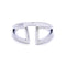 925 Sterling Silver Vintage Geometric Adjustable Ring for Women Price For 1PC