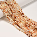 Natural Shell Smooth Round Beads Size 4mm 5mm 15'' Strand
