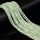 Natural Jade Bamboo Tube Shape Beads Size 4x6mm 15" Strand