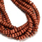 Sand Goldstone Smooth Rondelle Beads Size 6x10mm 15.5" Strand