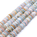 Natural Multi Color Morganite Slice Discs Beads Size 16mm 15.5" Strand