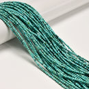 Natural Light Blue Green Turquoise Smooth Round Beads Size 2mm 3mm 16" Strand