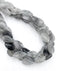 Natural Cloudy Quartz Smooth Twist Long Oval Size 13x20mm 15.5" Strand
