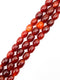 Natural Carnelian Smooth Drum Shape Beads Approx. 11x13mm 15.5" Strand