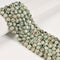 Natural Sesame Kiwi Jasper Faceted Round Beads 4mm 6mm 8mm 10mm 12mm 15.5" Strd