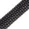 Black Agate Moon & Star Shiny Design Matte Round Beads 6mm 8mm 10mm 15.5" Strand