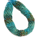 Gradient Natural Turquoise Faceted Round Beads Size 2mm 15.5'' Strand