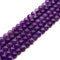Natural Light Amethyst Smooth Round Beads Size 10mm 12mm 15.5" Strand