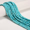 Blue Turquoise Faceted Cube Beads Size 4-5mm 15.5'' Strand